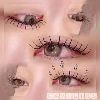 マツエク・マツパ RAVILISS 【ラヴィリス】のマツエク・マツパデザイン