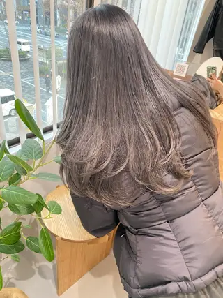 ロング カラー 烏丸韓国ヘア🇰🇷 ayaka🎀のヘアスタイル