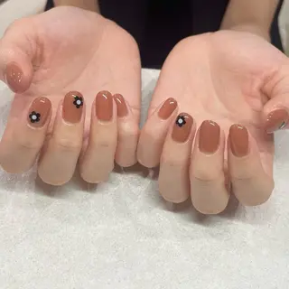 ネイル パラジェルネイル 大人可愛/シンプルのネイルデザイン