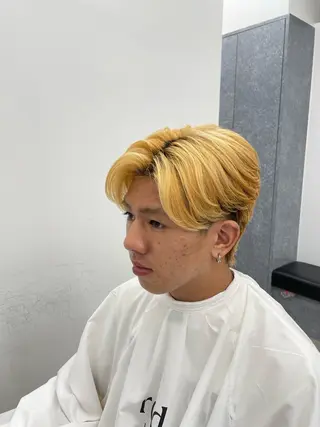 カラー メンズ 平野 拓海のヘアスタイル