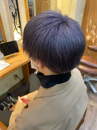 ショート カラー パーマ ヘアアレンジ メンズ キッズ ネイル マツエク・マツパ 🌈髪質改善・美髪矯 正・平野瀬乃🌈のヘアスタイル