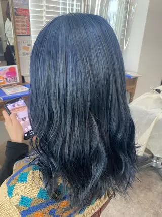 ロング カラー ヘアアレンジ くせ毛多毛特化 高橋　淳のヘアスタイル