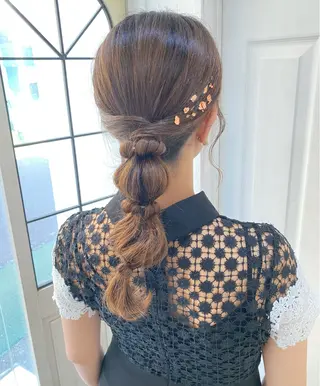 ヘアアレンジ uros.中目黒 moekaのヘアスタイル
