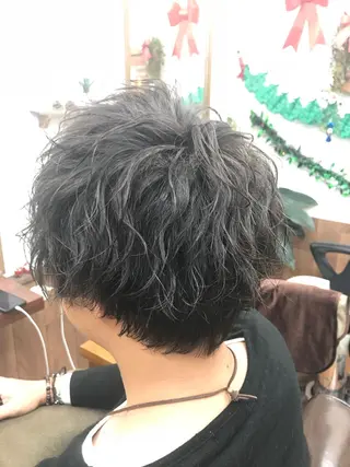パーマ メンズ 澤田 拓己のヘアスタイル
