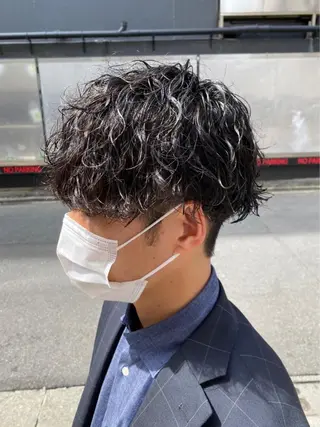 ショート 🔥コテ巻き風 ボブパーマ🔥のヘアスタイル