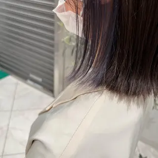 ミディアム カラー ヘアアレンジ 小白井 由美のヘアスタイル