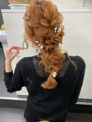 ロング ヘアアレンジ 🗻飯田誠也🗻 カットカラー得意のヘアスタイル