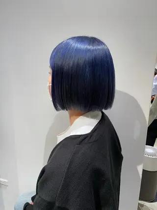 ミディアム カラー レイヤー/ハッシュ 渋谷/サッタのヘアスタイル