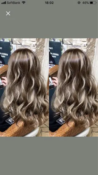 ロング KR2S マネージャーのヘアスタイル