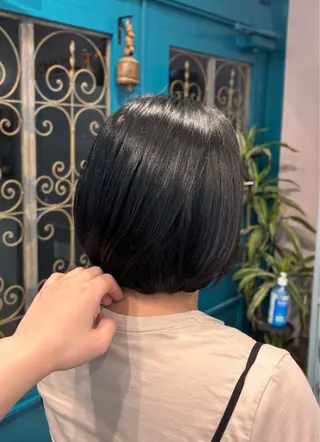 ショート 🌱なゆみ🌱透明感 /ナチュラル/高宮のヘアスタイル
