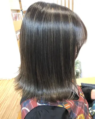 ミディアム カラー ヘアアレンジ 遠藤 拓馬のヘアスタイル