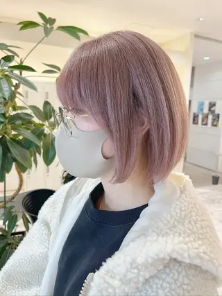 ショート カラー シアーベージュニスト 🥣大石亜里紗のヘアスタイル