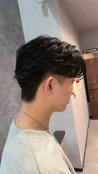 パーマ メンズ パーマスタイル特化◎ 永戸圭汰のヘアスタイル