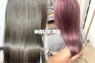 ロング カラー ケアブリーチ /髪質 改善/古橋圭史郎のヘアスタイル