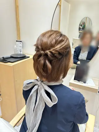 ヘアアレンジ Yamamoto 半個室美容室zinaのヘアスタイル