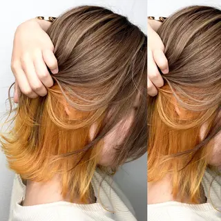 セミロング カラー メンズ似合わせ職人 🌈SYUのヘアスタイル