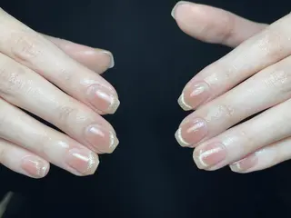 ネイル Shis_🦄shi 韓国風キラキラネイルのネイルデザイン