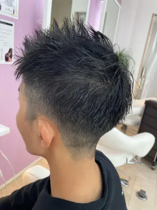 メンズ 加藤 亜実のヘアスタイル