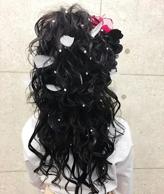 ロング 京都最安価エクステ muuka🦋のヘアスタイル