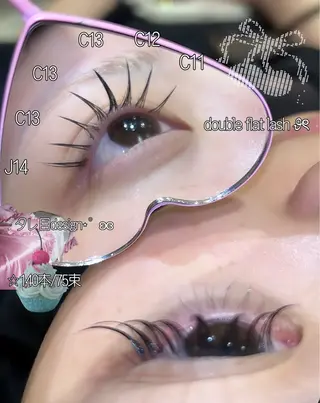 マツエク・マツパ ☆eyelist _miu☆のマツエク・マツパデザイン