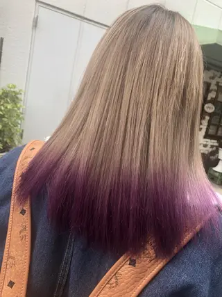 ロング カラー pep natsumiのヘアスタイル