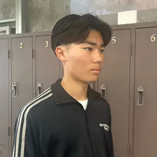 ショート パーマ 大本 メンズ/パーマのヘアスタイル