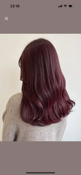 ロング カラー 高橋 晴のヘアスタイル