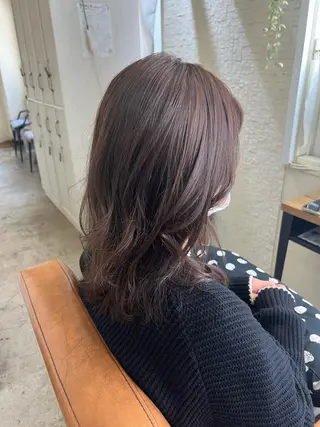 ミディアム 心斎橋美容室 ARCHEあやかのヘアスタイル