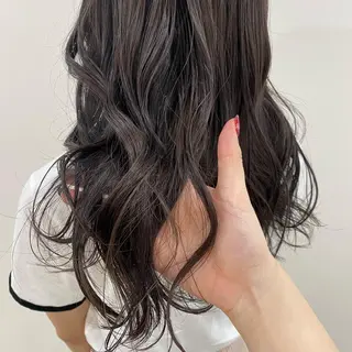 ロング カラー マンツーマン女性 美容師 奏のヘアスタイル