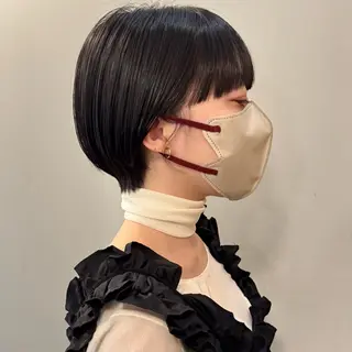 ショート カラー 🌿レイヤーボブ/パ ーマ🌿　木梨健太のヘアスタイル