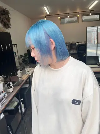 カラー デザインカラーEir 茶屋町/田村のヘアスタイル