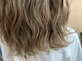 セミロング カラー レイヤーカットモデル 募集/藤原一真のヘアスタイル