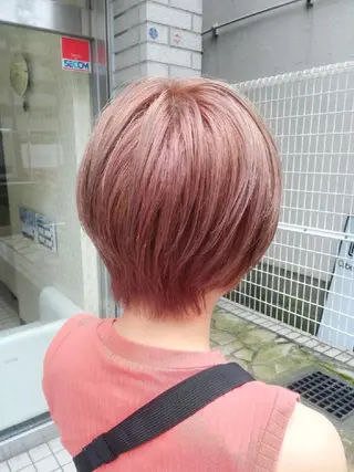 ショート カラー sato shoheiのヘアスタイル