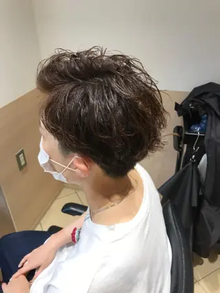 ショート パーマ JOHO 【24時間OK】のヘアスタイル