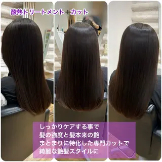 ロング カラー KON|ごまかさない 艶。酸熱×精密カットのヘアスタイル