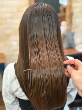 ロング 💈直毛×ツイスパの プロ🥷清水真之介のヘアスタイル