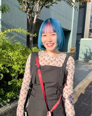 ミディアム カラー マツオカ マコのヘアスタイル