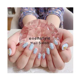ミディアム ネイル 👑enen style👑のネイルデザイン