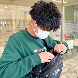 パーマ [メンズ限定] ASH瀬谷大久保誠人のヘアスタイル