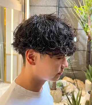 ショート パーマ メンズ 酸性ストレート 🇰🇷しゅうのヘアスタイル