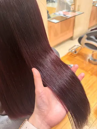 ロング カラー 井上 未悠のヘアスタイル