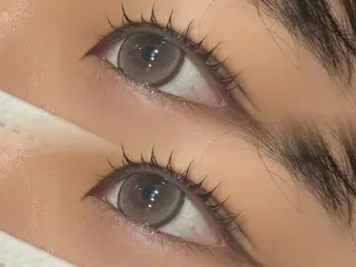 マツエク・マツパ 韓国風艶髪カラー× 束感まつ毛🎀miuのマツエク・マツパデザイン