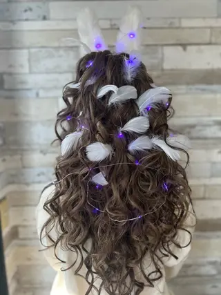 ロング B-W ⭐️REIKOのヘアスタイル