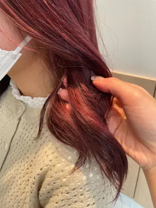 セミロング 💗モデルカット 募集中のヘアスタイル
