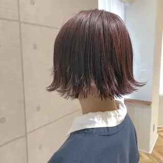ショート カラー パーマ ヘアアレンジ ハイトーン特化🤍 浦住のヘアスタイル