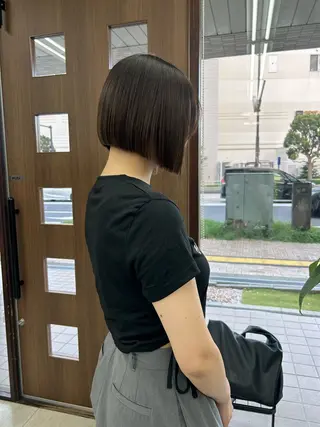 ミディアム ダブルカラー/韓国 ヘア/さわのあかねのヘアスタイル