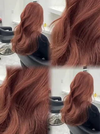 ロング カラー 💖似合わせカラー レイヤー💖縮毛矯正のヘアスタイル