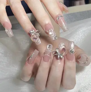 ネイル By moonネイル 🌷ワンホン/韓国風のネイルデザイン