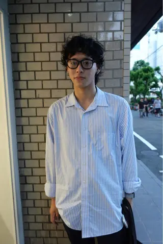ミディアム パーマ メンズ トレンドヘア◎ 店長 清原佑太のヘアスタイル