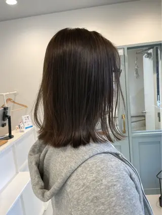 ミディアム jiji /北四番丁 押切瑠奈のヘアスタイル